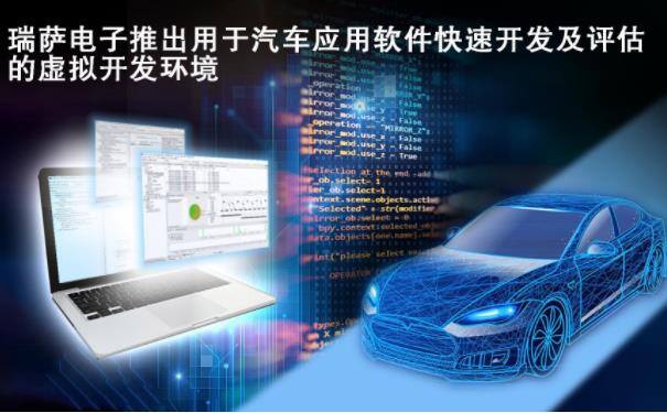瑞萨电子推出用于汽车应用软件快速开发及评估的虚拟开发环境