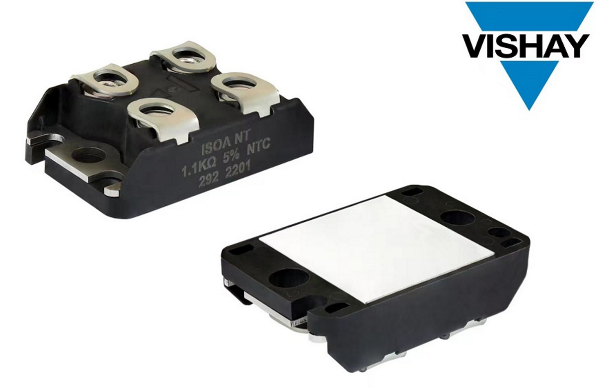 Vishay推出全新ISOA厚膜功率电阻 具有高脉冲处理能力