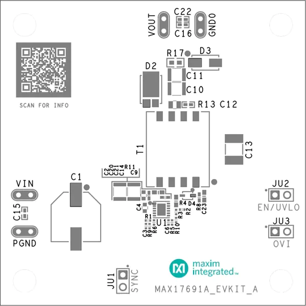 美信半导体 MAX17691AEVKIT转换器评估套件