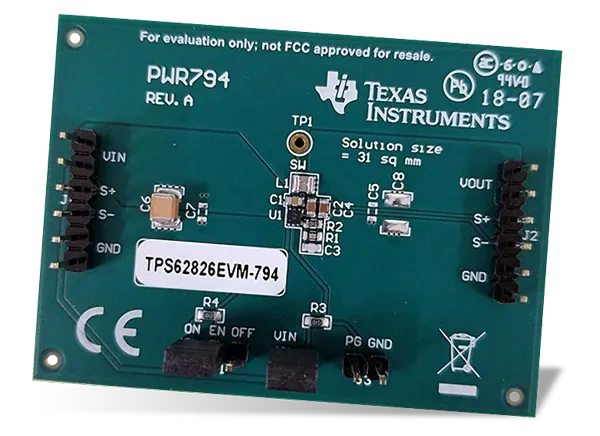 德州仪器 TPS6282xEVM-794评估模块 (EVM)