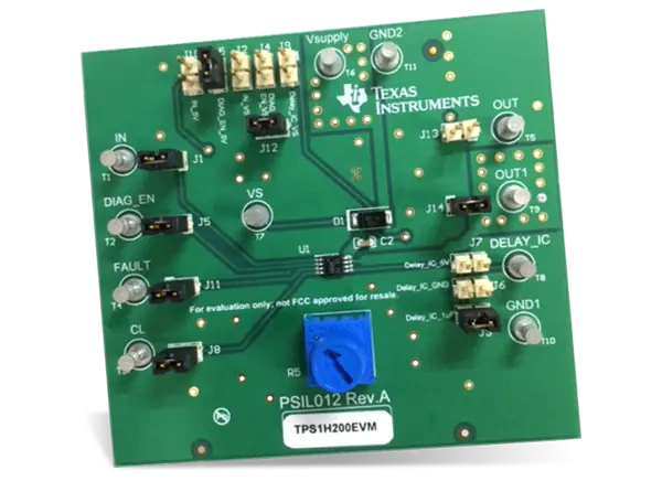 德州仪器 TPS1H200EVM高侧评估模块