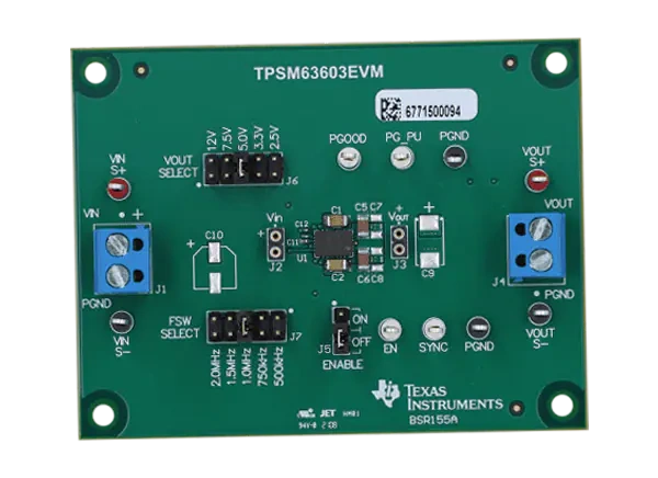 德州仪器 TPSM63603EVM电源模块评估模块