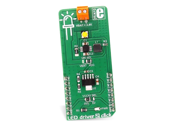 Mikroe Mikroe-2807 LED Driver 2 Click板