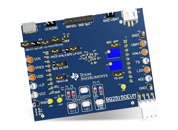 德州仪器 bq25150EVM评估模块 (EVM)