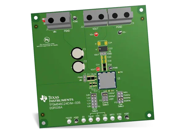 德州仪器 TPSM846C24EVM-006 35A电源评估模块