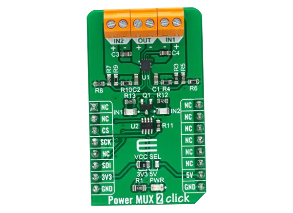 Mikroe 电源多路复用器2点击