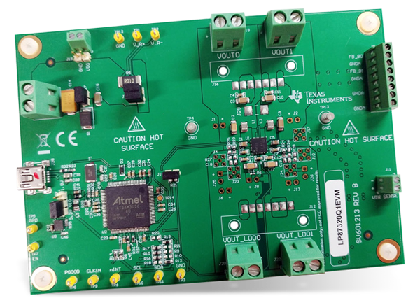 德州仪器 LP87320Q1EVM评估模块 (EVM)