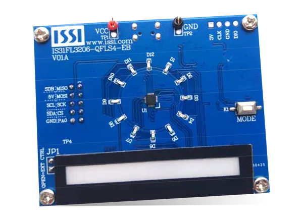 ISSI 31FL3206QFLS4EB LED照明开发板