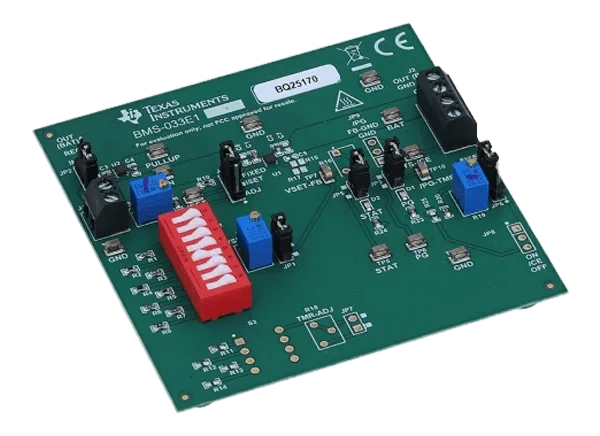 德州仪器 bq25170EVM电池充电器评估模块