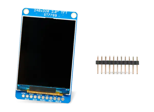 Adafruit 2.0英寸320x240彩色IPS TFT显示屏