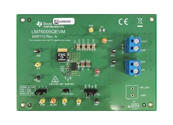 德州仪器 LM76005QEVM转换器评估模块 (EVM)