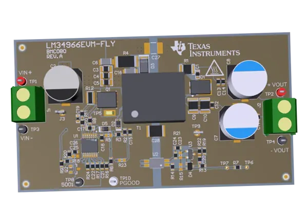 德州仪器 LM34966EVM-FLY控制器评估模块