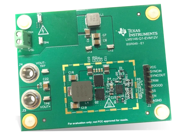 德州仪器 LM5146-Q1-EVM12V控制器EVM