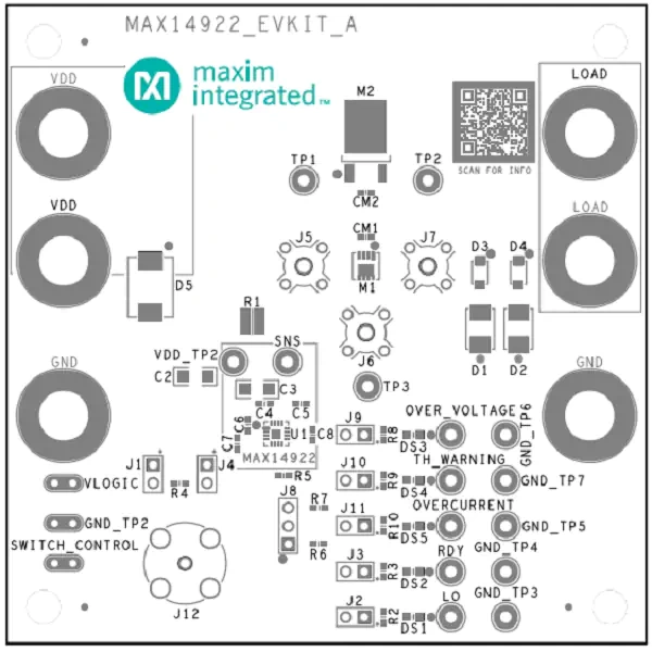 美信半导体 MAX14922评估套件 (MAX14922EVKIT)