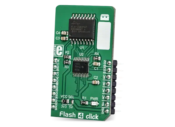 Mikroe Flash 4 click板 (MIKROE-3191)