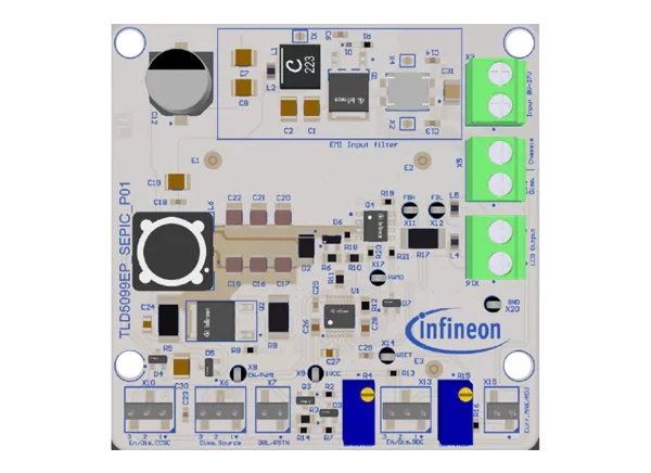 英飞凌 TLD5099EP_SEPIC评估板