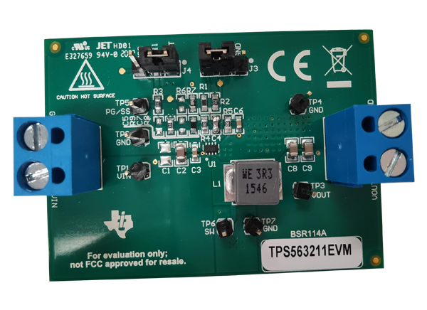 德州仪器 TPS563211EVM转换器评估模块 (EVM)