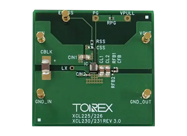 Torex Semiconductor XCL230评估板