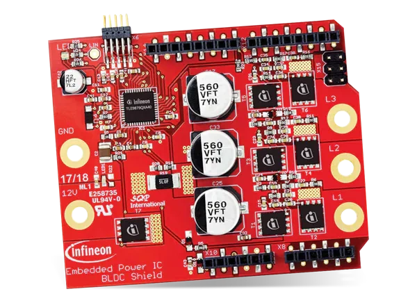 英飞凌 BLDCSHIETLE9879 BLDC Arduino扩展板