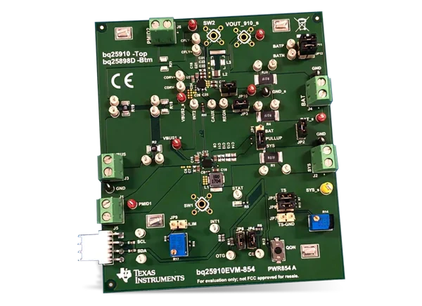 德州仪器 BQ25910EVM-854评估模块