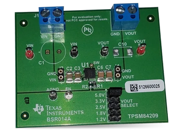 德州仪器 TPSM84209EVM-014 2.5A电源评估模块