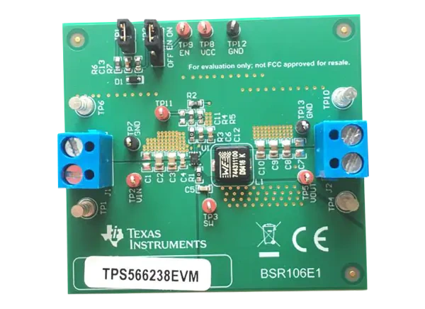 德州仪器 TPS566238EVM转换器评估模块