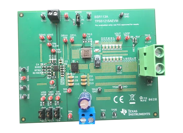 德州仪器 TPS51215AEVM控制器评估模块 (EVM)