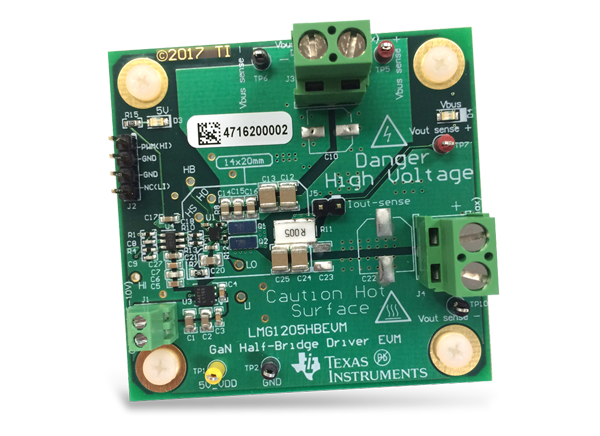 德州仪器 LMG1205HBEVM功率级评估模块 (EVM)