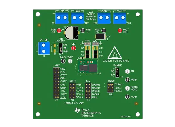 德州仪器 TPSM41625EVM / TPSM41615EVM评估板