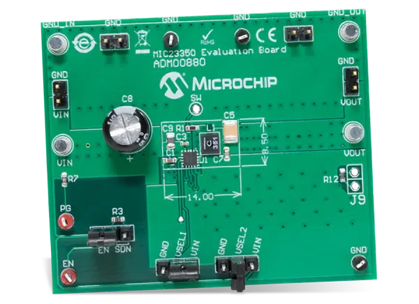 微心科技 MIC23350 3A同步降压稳压器评估板