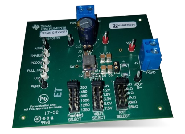 德州仪器 TPSM84424EVM-013 4A电源评估模块