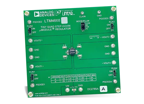 Analog Devices Inc. 用于LTM4668的DC2785A-A演示板