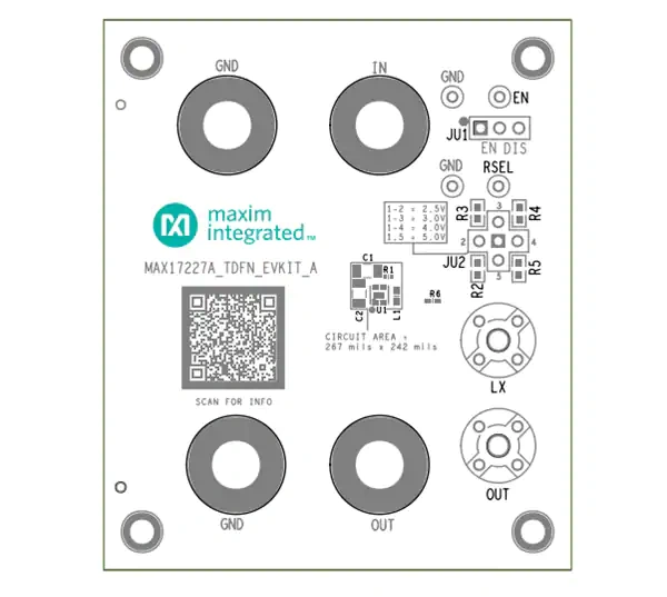 美信半导体 MAX17227A TDFN评估套件