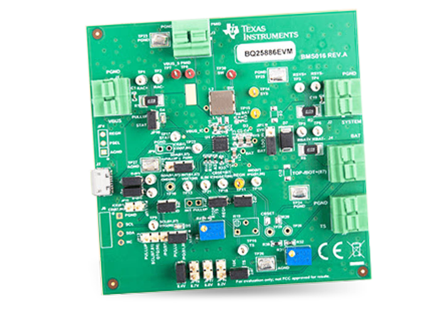 德州仪器 bq25886EVM电池充电器评估模块