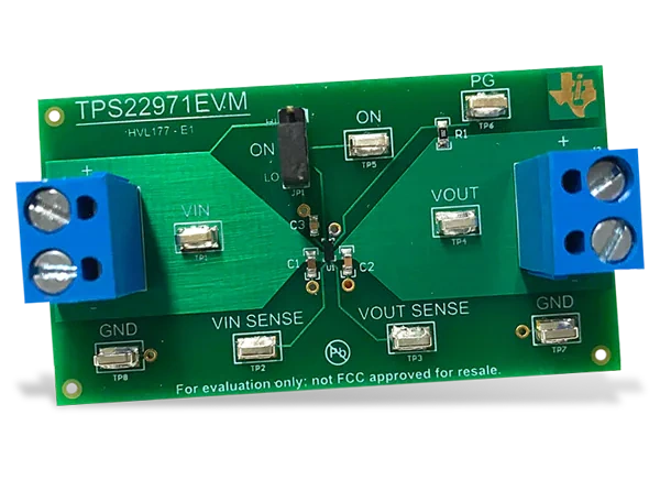 德州仪器 TPS22971EVM负载开关评估模块