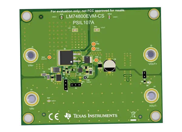 德州仪器 LM74800EVM-CS控制器评估模块