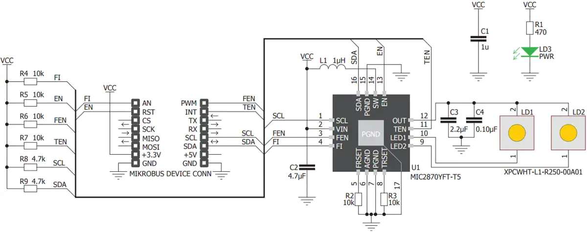 Mikroe LED Flash 2 Click Board™