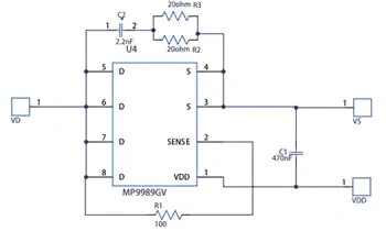 Schematic - 美国芯源系统(MPS) EV9989x Synchronous Rectification Eval Boards