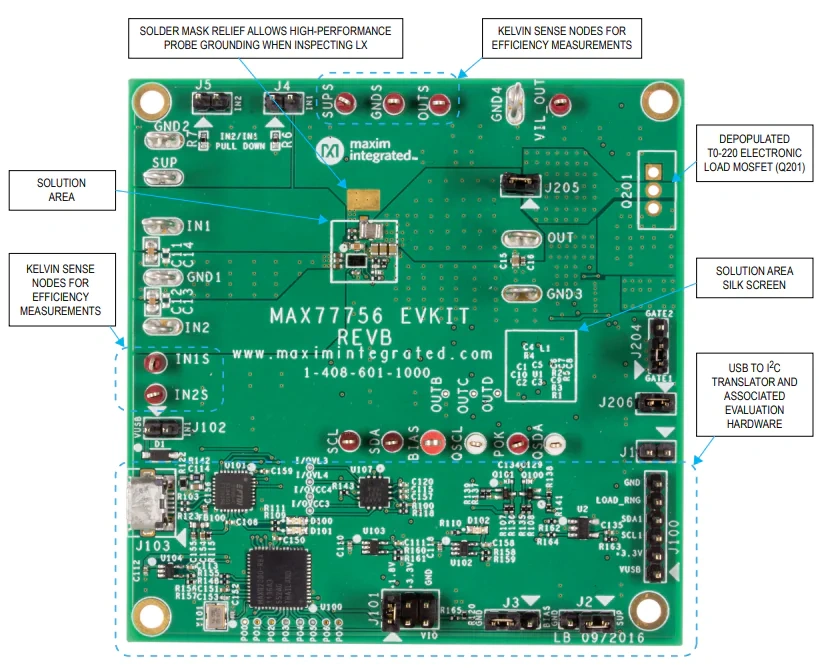 美信半导体 MAX77756评估套件