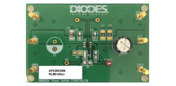 达尔科技 AP22653W6-EVM评估模块