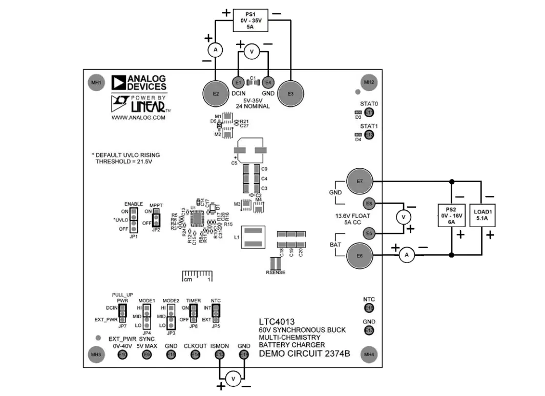 原理图 - 亚德诺半导体 DC2374B用于LTC4013电池充电器的演示板