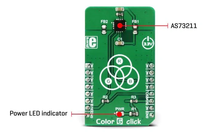 Mikroe MIKROE-3061 Color 6 click板