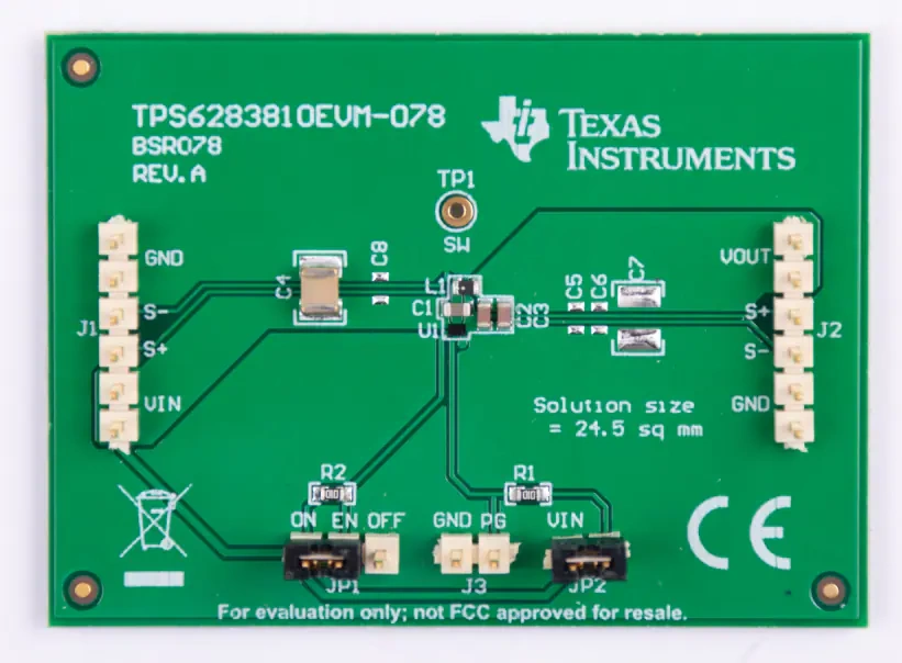 位置电路 - 德州仪器 TPS6283810EVM-078 评估模块