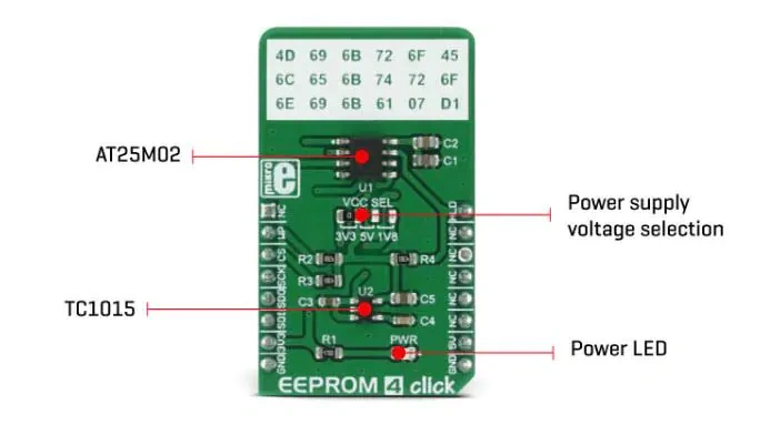 Mikroe MIKROE-2536 EEPROM 4 Click板