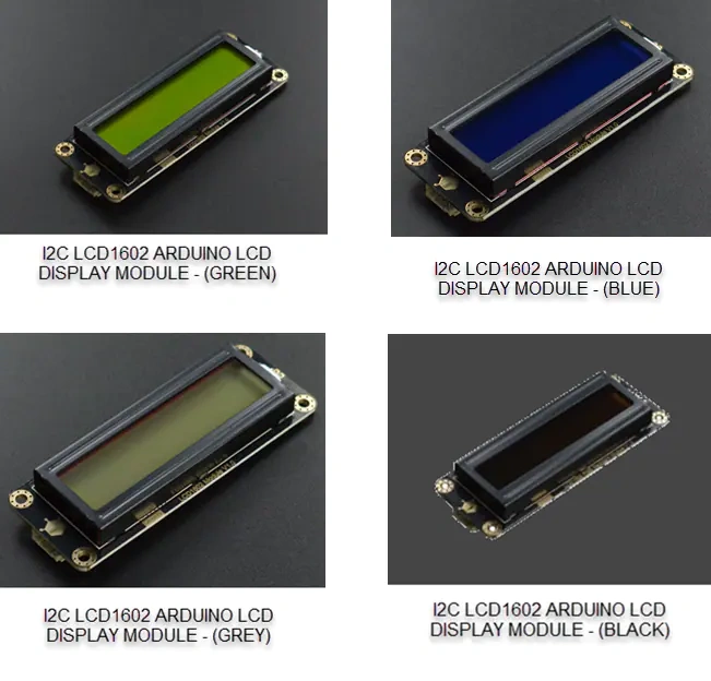 DFRobot I2C LCD1602 Arduino LCD Display Modules