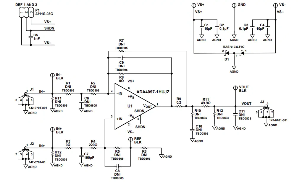 Schematic - GaN Systems GS-EVB-HB-61008P-ON Evaluation Board