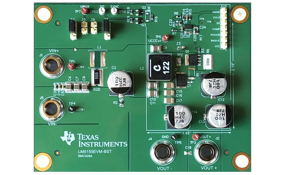 位置电路 - 德州仪器 LM5155EVM-BST评估模块