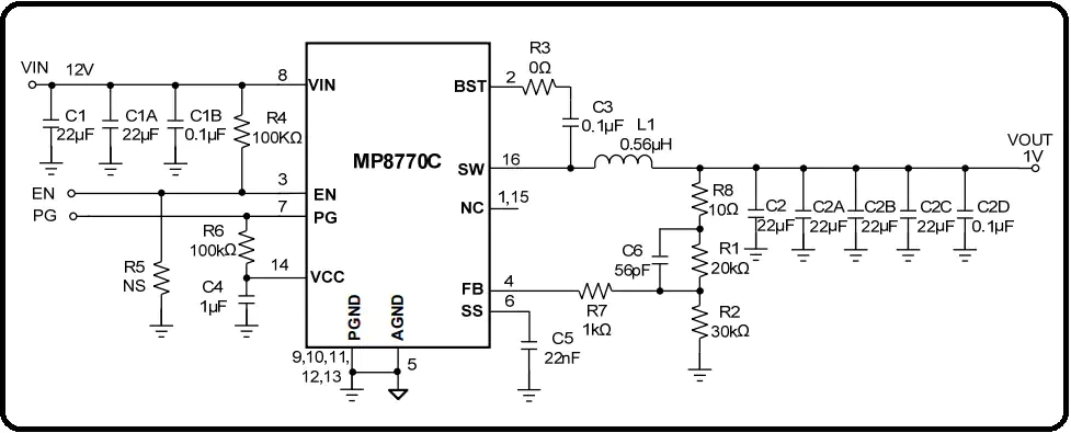 Schematic - 美国芯源系统(MPS) EV8770C-Q-00A Evaluation Board