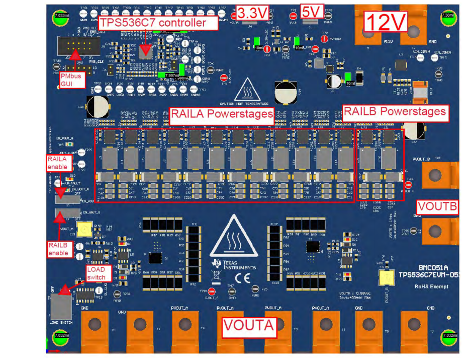 德州仪器 TPS536C7EVM-051评估模块