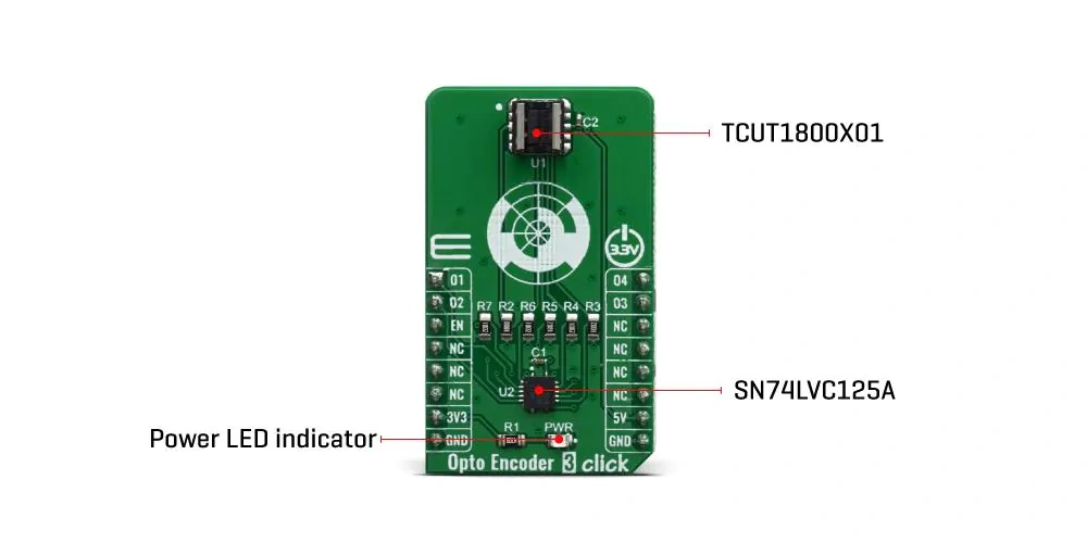 Mikroe Opto Encoder 3 Click